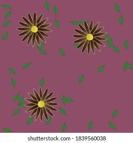 Floral abstract background texture. Seamless flowers pattern.