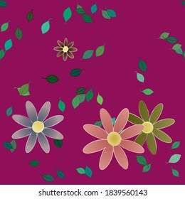 Textura de fondo floral abstracta. Patrón de flores sin foco.