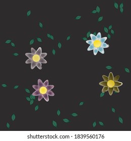 Textura de fondo floral abstracta. Patrón de flores sin foco.