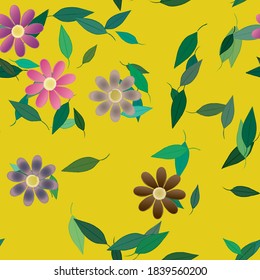 Textura de fondo floral abstracta. Patrón de flores sin foco.