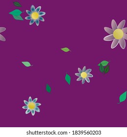 Floral abstract background texture. Seamless flowers pattern.