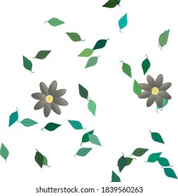 Floral abstract background texture. Seamless flowers pattern.