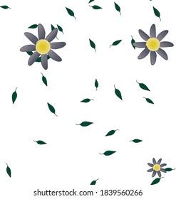 Floral abstract background texture. Seamless flowers pattern.