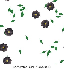 Floral abstract background texture. Seamless flowers pattern.