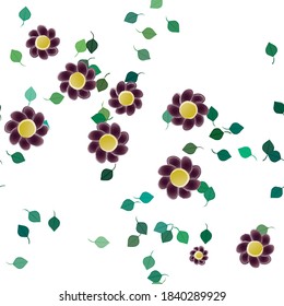 Textura de fondo floral abstracta. Patrón de flores sin foco.