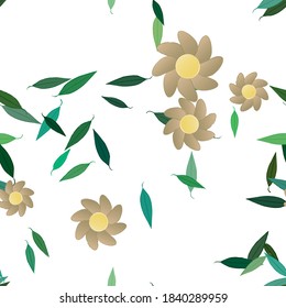 Textura de fondo floral abstracta. Patrón de flores sin foco.