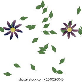 Floral abstract background texture. Seamless flowers pattern.