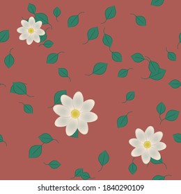 Textura de fondo floral abstracta. Patrón de flores sin foco.