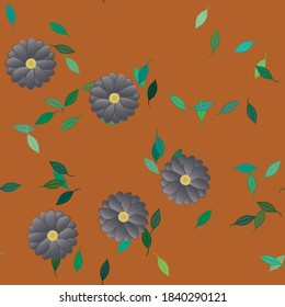Textura de fondo floral abstracta. Patrón de flores sin foco.