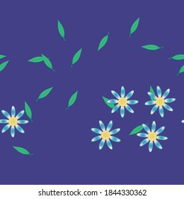 Floral abstract background texture. Seamless flowers pattern.