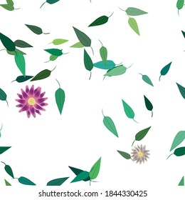 Textura de fondo floral abstracta. Patrón de flores sin foco.