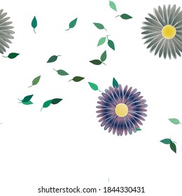 Floral abstract background texture. Seamless flowers pattern.
