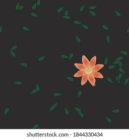 Floral abstract background texture. Seamless flowers pattern.
