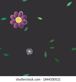 Floral abstract background texture. Seamless flowers pattern.