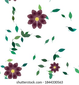 Abstrakte florale Hintergrundtextur. Nahtlose Blumenmuster.