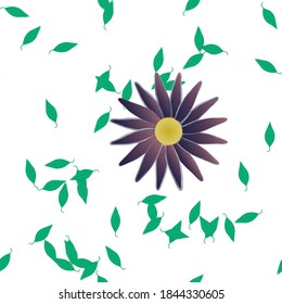 Floral abstract background texture. Seamless flowers pattern.