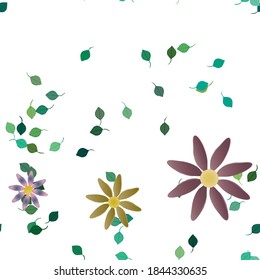 Textura de fondo floral abstracta. Patrón de flores sin foco.