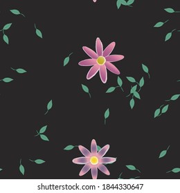 Abstrakte florale Hintergrundtextur. Nahtlose Blumenmuster.