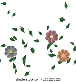 Textura de fondo floral abstracta. Patrón de flores sin foco.