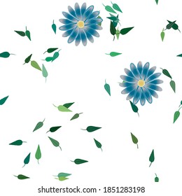 Floral abstract background texture. Seamless flowers pattern.