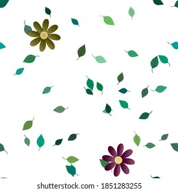 Floral abstract background texture. Seamless flowers pattern.