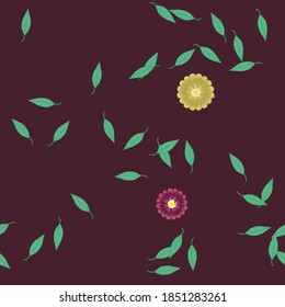 Floral abstract background texture. Seamless flowers pattern.