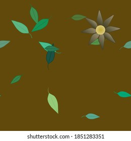 Floral abstract background texture. Seamless flowers pattern.