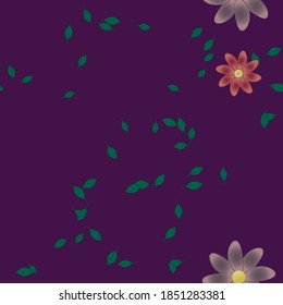 Textura de fondo floral abstracta. Patrón de flores sin foco.