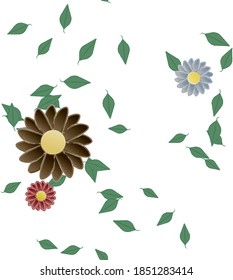 Textura de fondo floral abstracta. Patrón de flores sin foco.