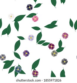 Textura de fondo floral abstracta. Patrón de flores sin foco.