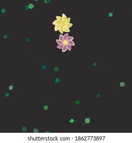 Floral abstract background texture. Seamless flowers pattern.