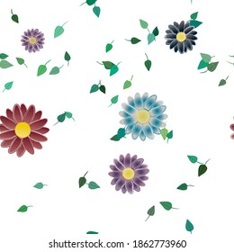 Textura de fondo floral abstracta. Patrón de flores sin foco.