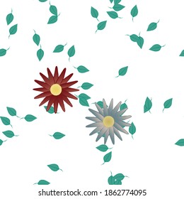 Floral abstract background texture. Seamless flowers pattern.