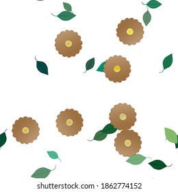 Floral abstract background texture. Seamless flowers pattern.