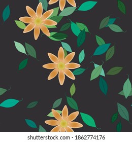 Abstrakte florale Hintergrundtextur. Nahtlose Blumenmuster.