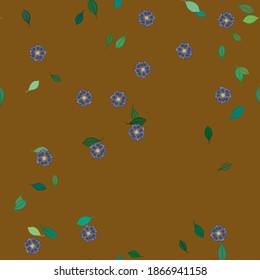 Floral abstract background texture. Seamless flowers pattern.