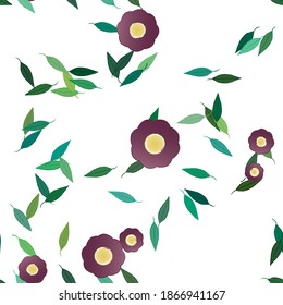 Textura de fondo floral abstracta. Patrón de flores sin foco.