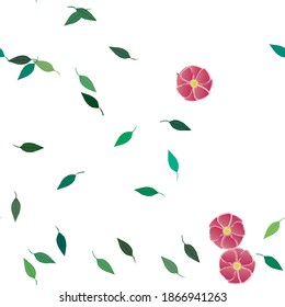 Floral abstract background texture. Seamless flowers pattern.