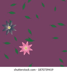 Floral abstract background texture. Seamless flowers pattern.