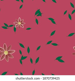 Textura de fondo floral abstracta. Patrón de flores sin foco.