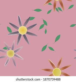Textura de fondo floral abstracta. Patrón de flores sin foco.