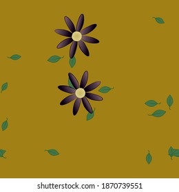 Floral abstract background texture. Seamless flowers pattern.