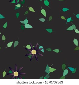 Floral abstract background texture. Seamless flowers pattern.