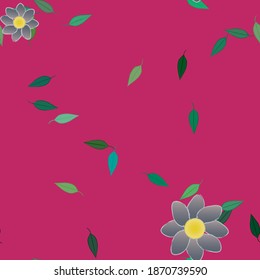 Floral abstract background texture. Seamless flowers pattern.