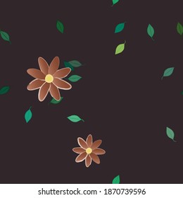 Floral abstract background texture. Seamless flowers pattern.