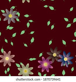 Abstrakte florale Hintergrundtextur. Nahtlose Blumenmuster.