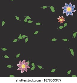 Textura de fondo floral abstracta. Patrón de flores sin foco.