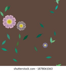 Floral abstract background texture. Seamless flowers pattern.