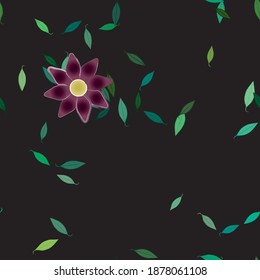 Textura de fondo floral abstracta. Patrón de flores sin foco.
