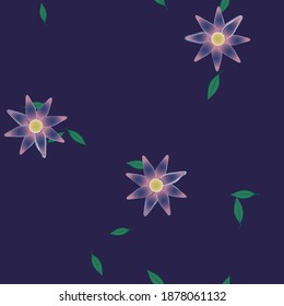 Floral abstract background texture. Seamless flowers pattern.